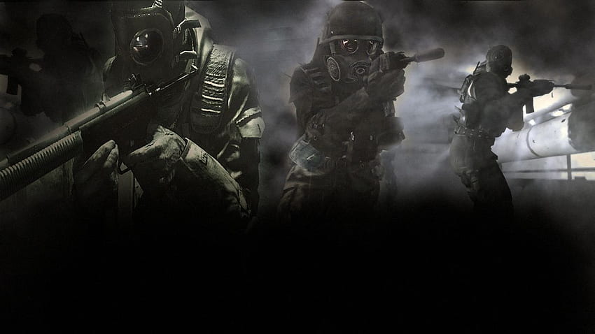 Call of Duty Modern Warfare 4 warrior soldier weapon gun b HD wallpaper
