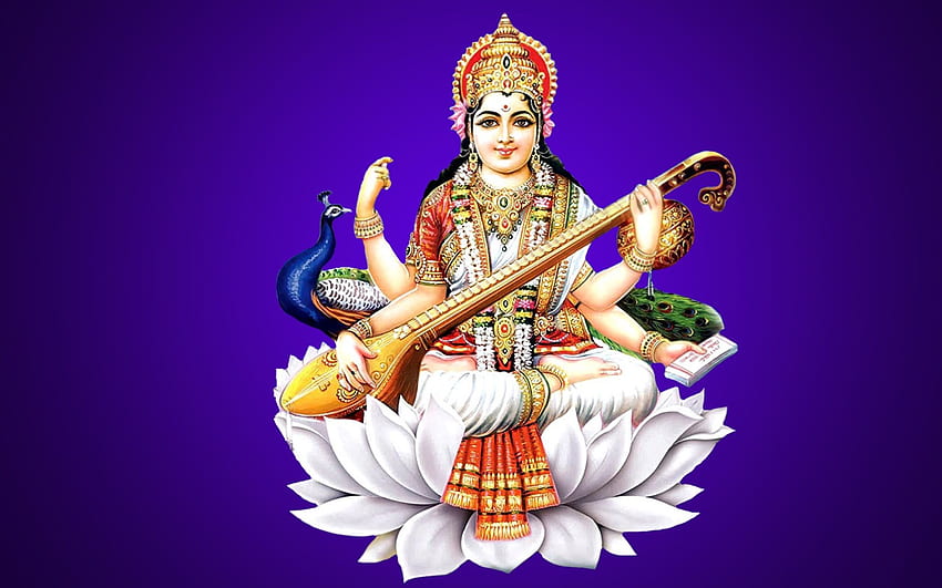 Saraswati . Saraswati , Durga Lakshmi Saraswati and Lakshmi Saraswati Ganesh, Lord Saraswati HD wallpaper