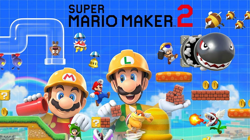 Super Mario Maker 2 HD wallpaper
