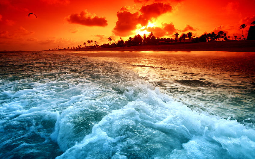 Magical ocean sunset, Highest Quality HD wallpaper