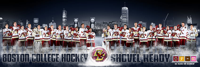 BC Men's Hockey Poster 2011, Boston College HD wallpaper