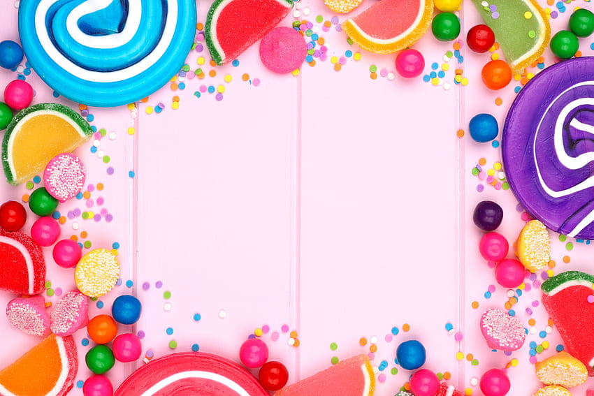 Candy Ultra, Tierra de dulces rosa fondo de pantalla