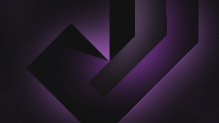 Geometric, Shapes, Dark background, Black, Violet, Purple, Gradient, , Abstract,. for iPhone, Android, Mobile and HD wallpaper