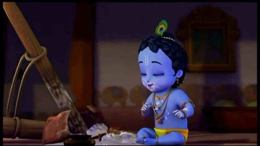 Küçük Krishna, Animasyonlu Krishna HD duvar kağıdı