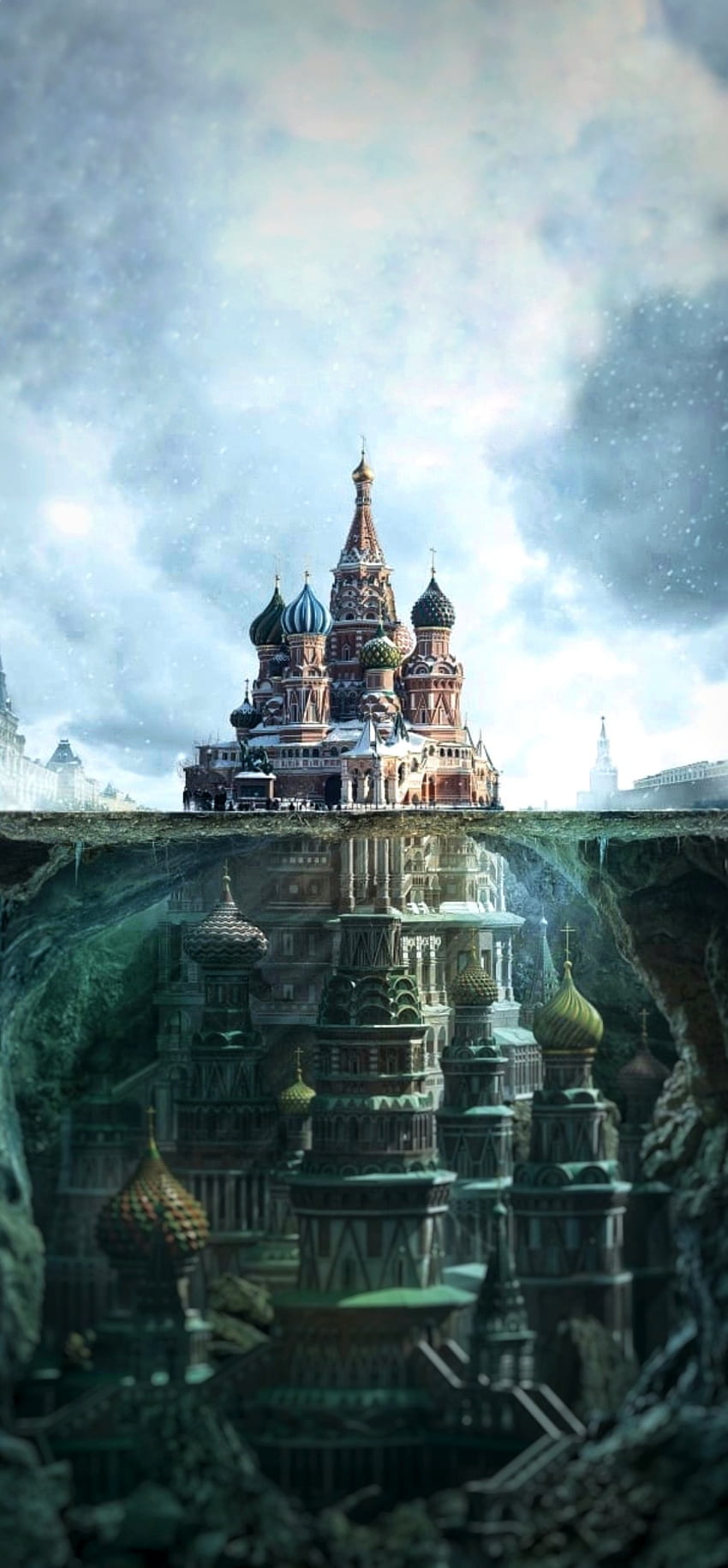 Russian city, russia HD phone wallpaper