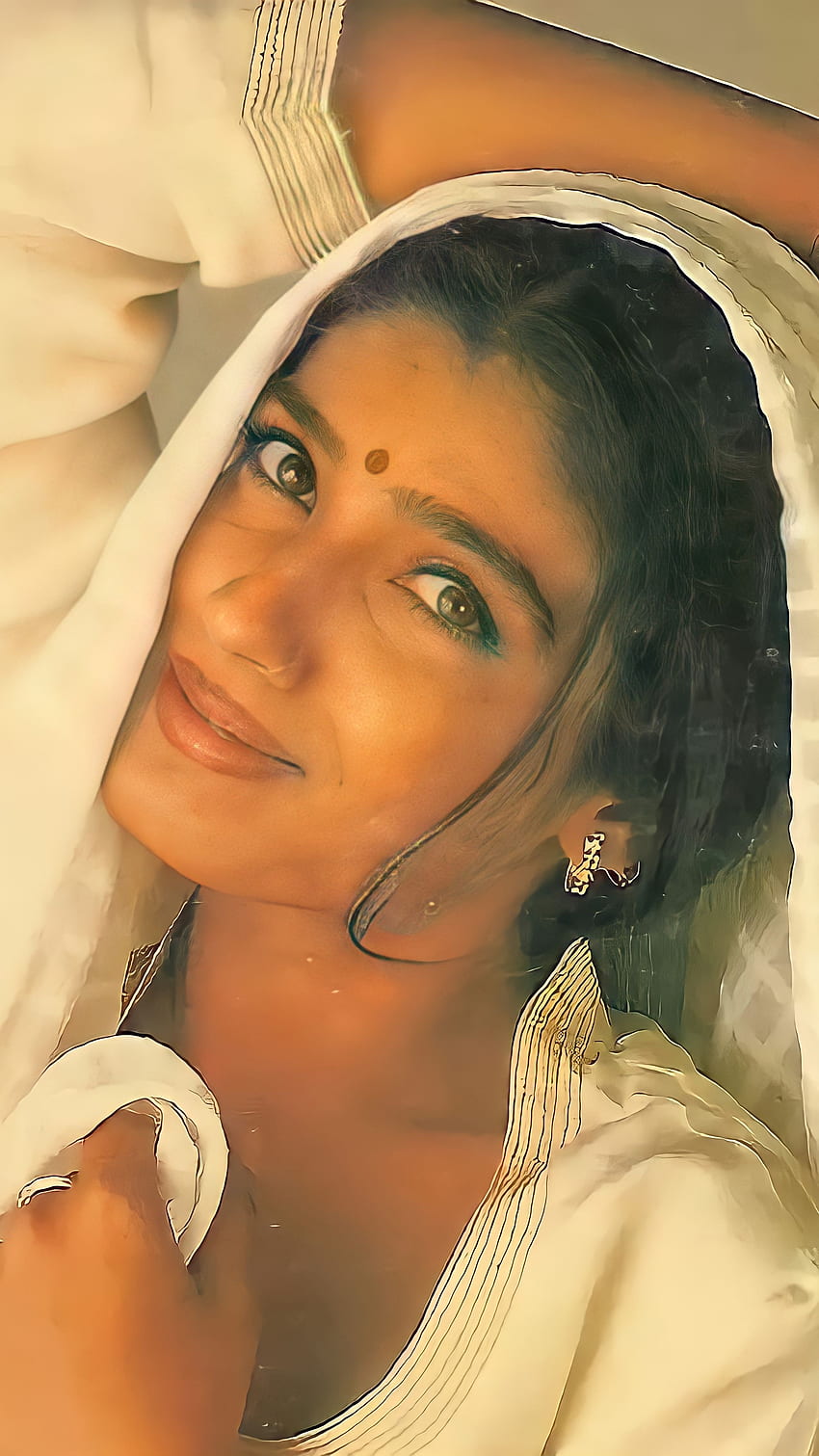Raveena Tandon, bollywood actress, vintage HD phone wallpaper