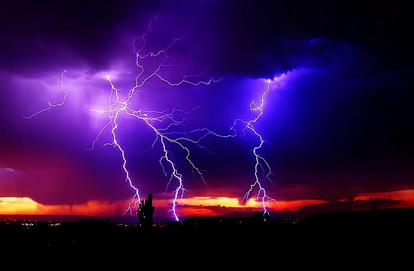 Lightning Storm, Electrical Storm HD wallpaper