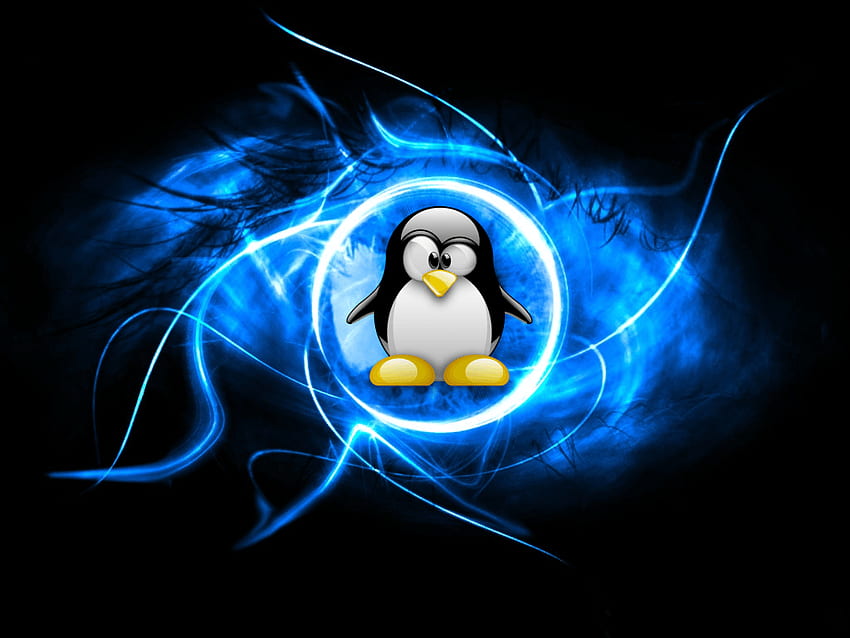 linux Linux divertido, pingüino de Linux fondo de pantalla