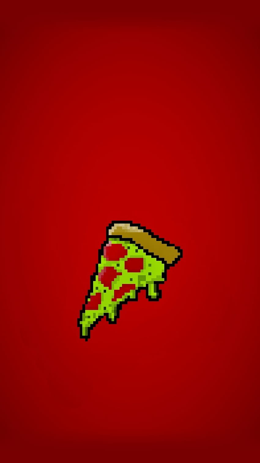 pizza slice, drawings, design, pixel, food, 8bit HD phone wallpaper