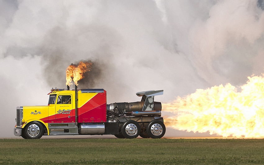 drag racing . Vehicles - Drag Racing - Truck - Jet - Fire - Flame . Gianluca, Drag HD wallpaper