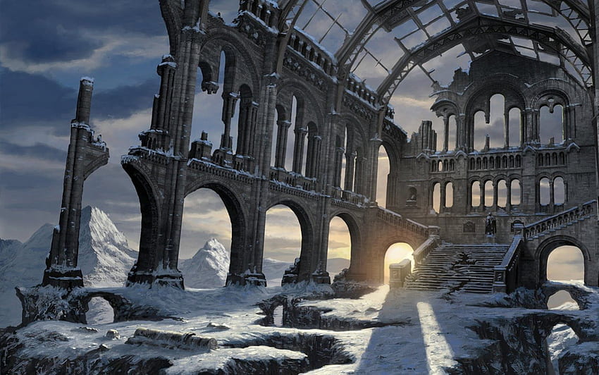 Die Ruine, Fantasy, Ruinen, 2012, 211, 04 HD-Hintergrundbild