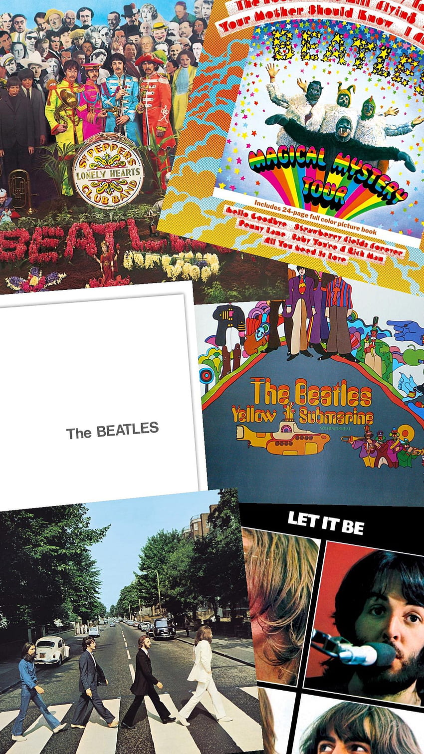 IPhone of 2nd 6 Albums I made : beatles, The Beatles HD phone wallpaper ...