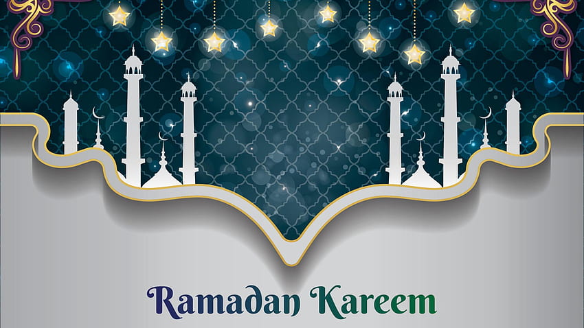 Eid Mubarak Ramadan Kareem ขอให้รอมฎอน วอลล์เปเปอร์ HD
