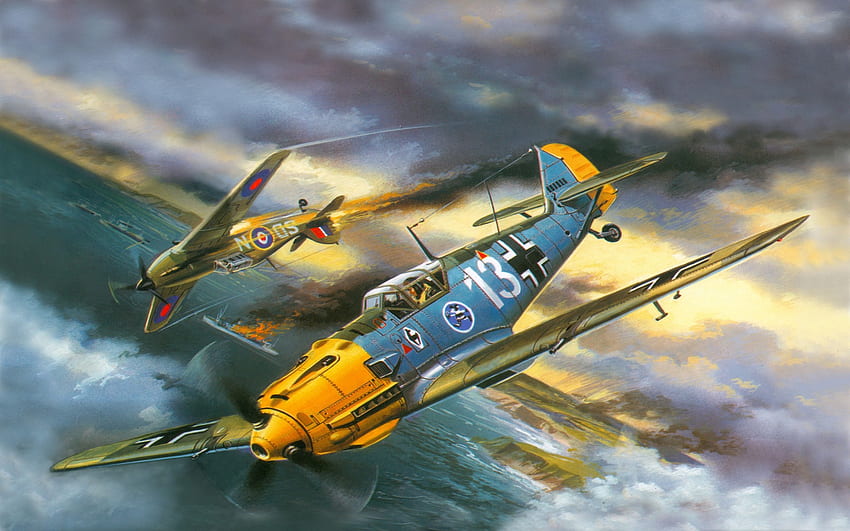 Messerschmitt Bf 109 Art - - HD wallpaper | Pxfuel