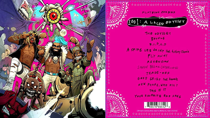 Flatbush ZOMBiES - The Odyssey (3001: A Laced Odyssey) [/BUY] HD wallpaper