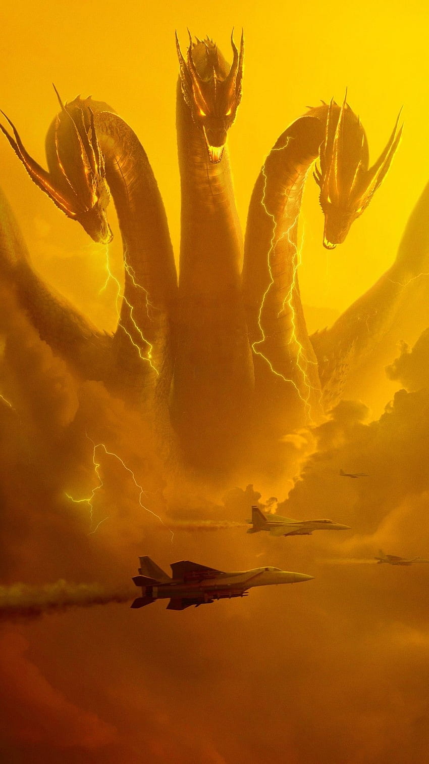 Godzilla King Of The Monsters iPhone mit coolem Godzilla HD-Handy-Hintergrundbild