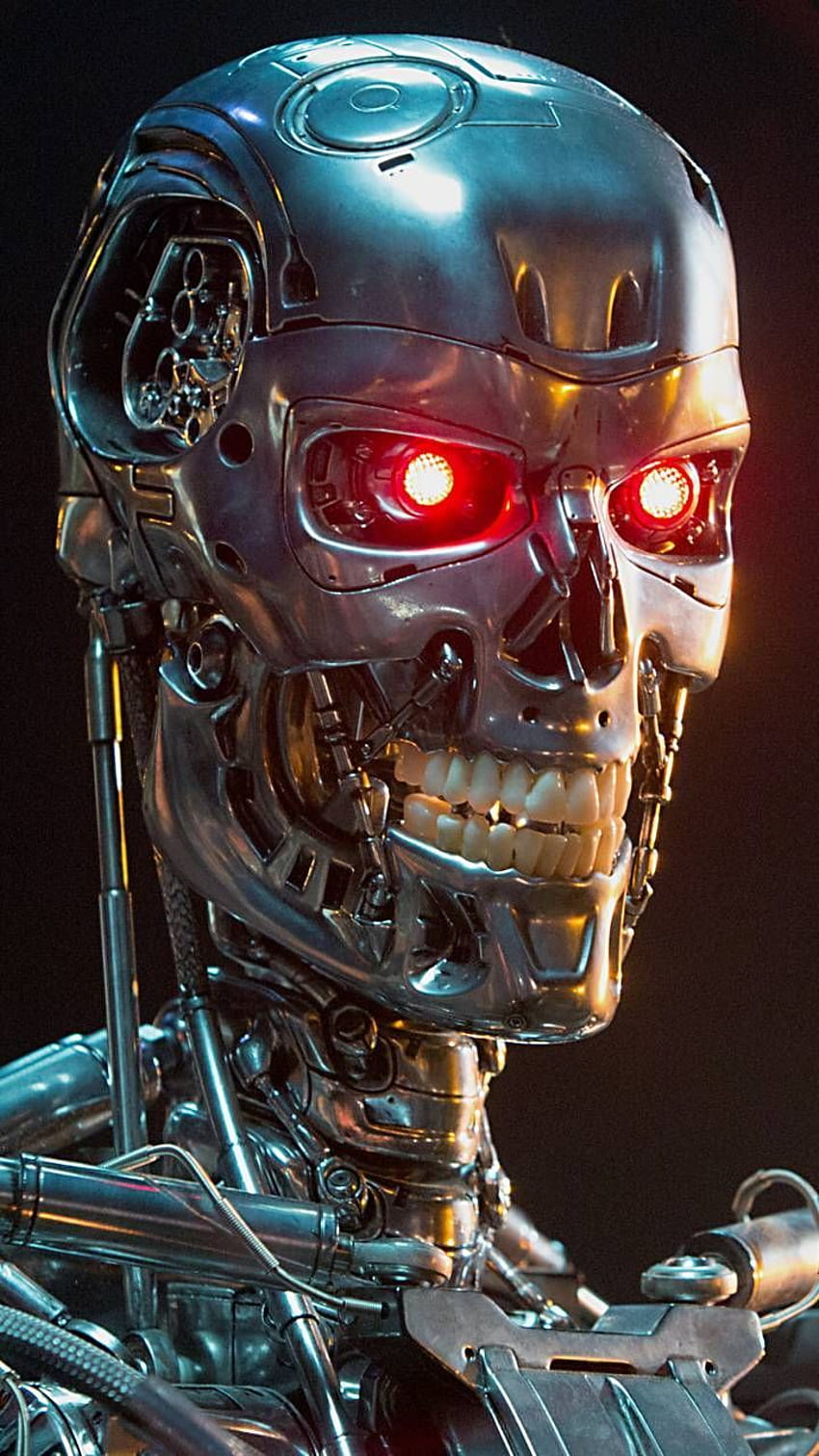 Terminator by RentIsTooHigh - dc now. Browse millions of popular robot Wallpap. Terminator movies, Terminator, Robot , Terminator Face HD phone wallpaper