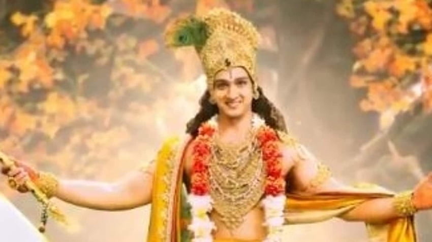 Gdy Mahabharat wraca do telewizji, Krishna aka Sourabh Raaj Jain dziękuje fanom za uczynienie serialu „ponadczasowym” Tapeta HD