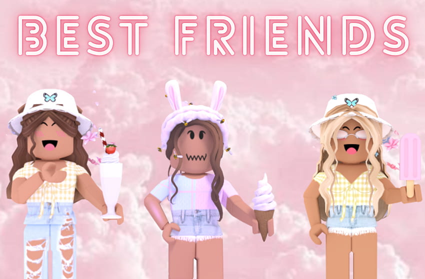 Best friends :D. Roblox , Roblox animation, Cute tumblr , Bff Roblox HD wallpaper
