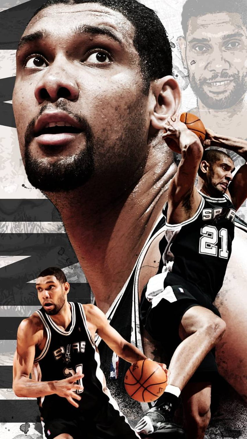 NBA Record Tim Duncan 4K wallpaper