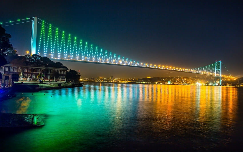 Bosphorus Bridge Istanbul HD wallpaper