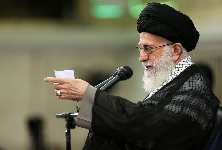 이란의 Ayatollah Khameini : 트럼프는 미국의 '진짜 얼굴', Ali Khamenei HD 월페이퍼
