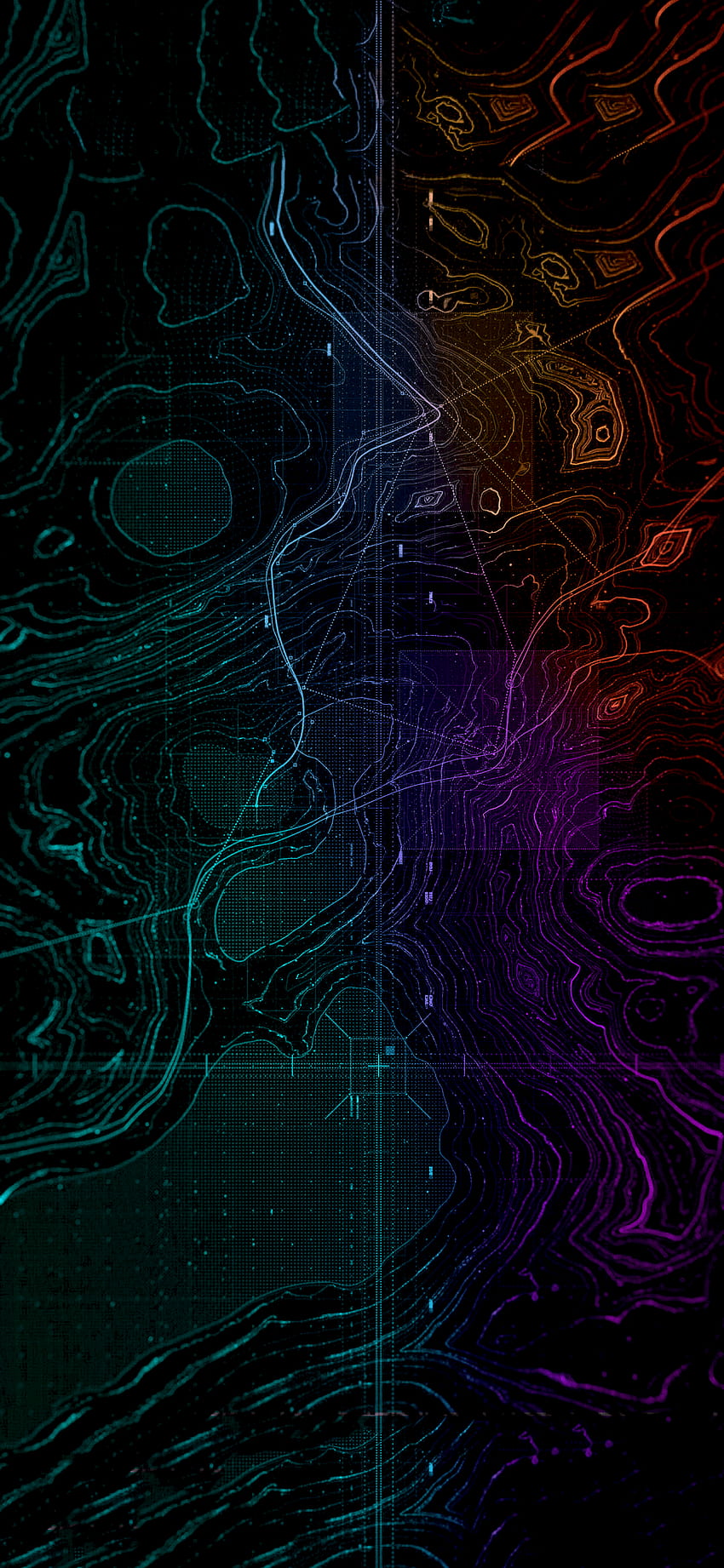 topographic []: Amoledbackground, 1080X2340 Abstract HD phone wallpaper