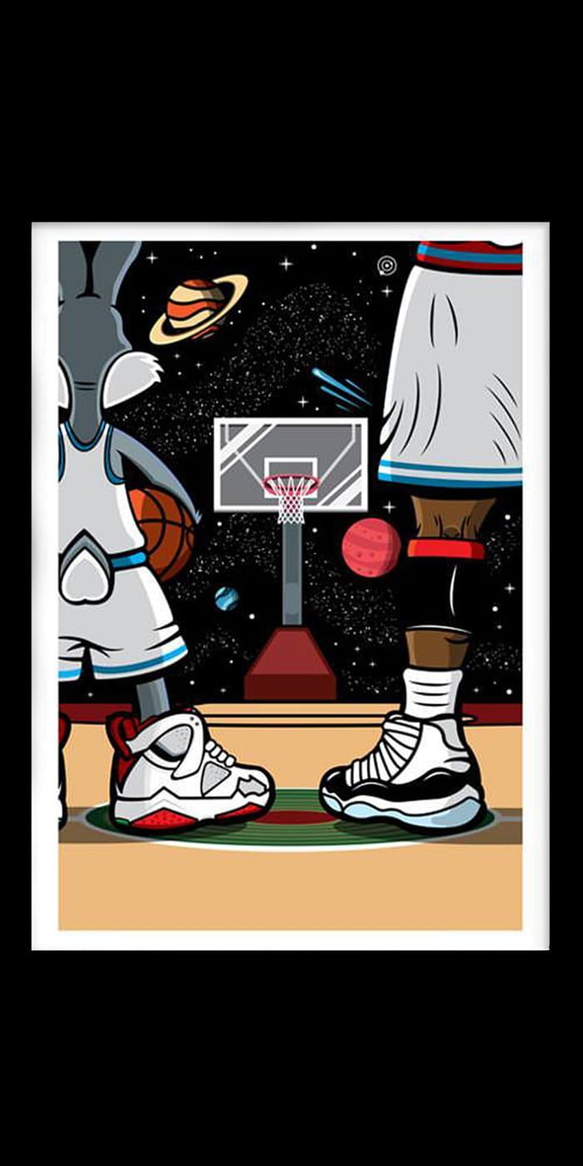 Space Jam () - . Looney tunes , Looney tunes space jam, Basketball drawings, Space Jam iPhone HD phone wallpaper