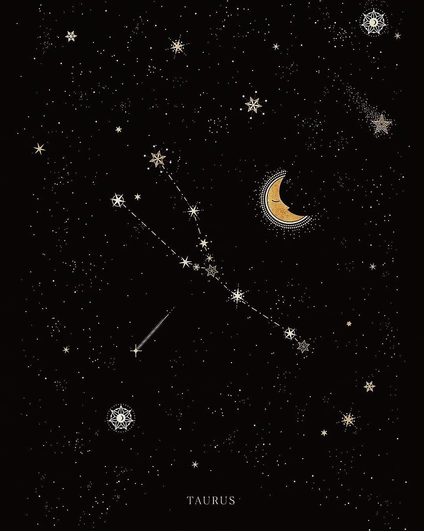Cocorrina & Co en Instagram: “La Constelación de Tauro. Con los pies en la tierra, amable, gentil y trabajador. Tatuaje de la constelación de tauro, Constelación de tauro, Constelaciones fondo de pantalla del teléfono