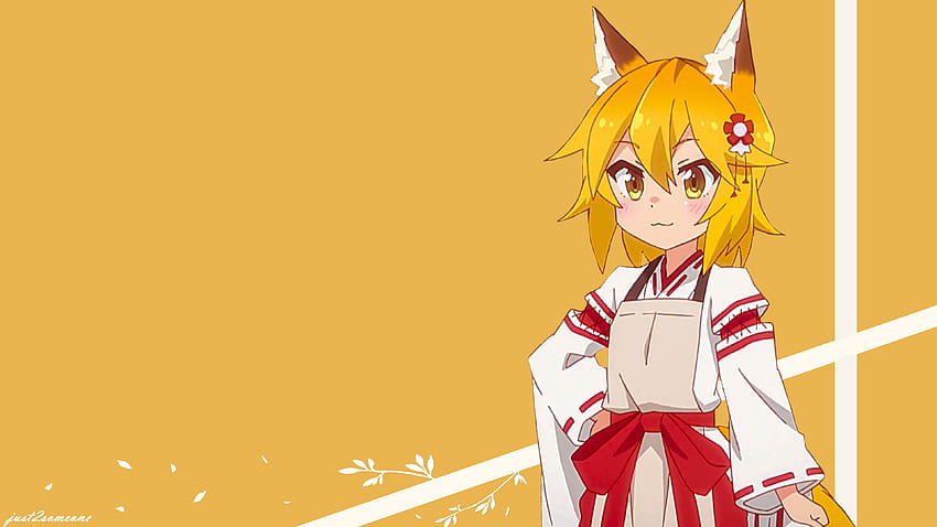 Anime Anime Mädchen Sewayaki Kitsune No Senko San K HD-Hintergrundbild