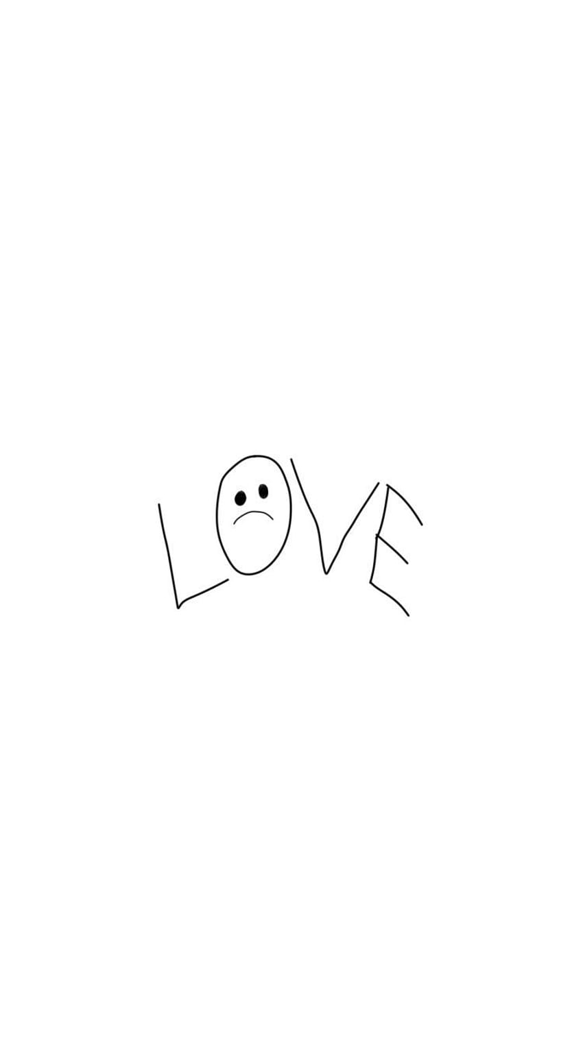 リル・ピープのタトゥー「LOVE」、iPhone 6 Plus 7 Plus 8 Plus。 リル HD電話の壁紙