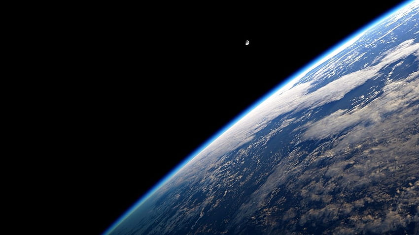 Erdatmosphäre HD-Hintergrundbild