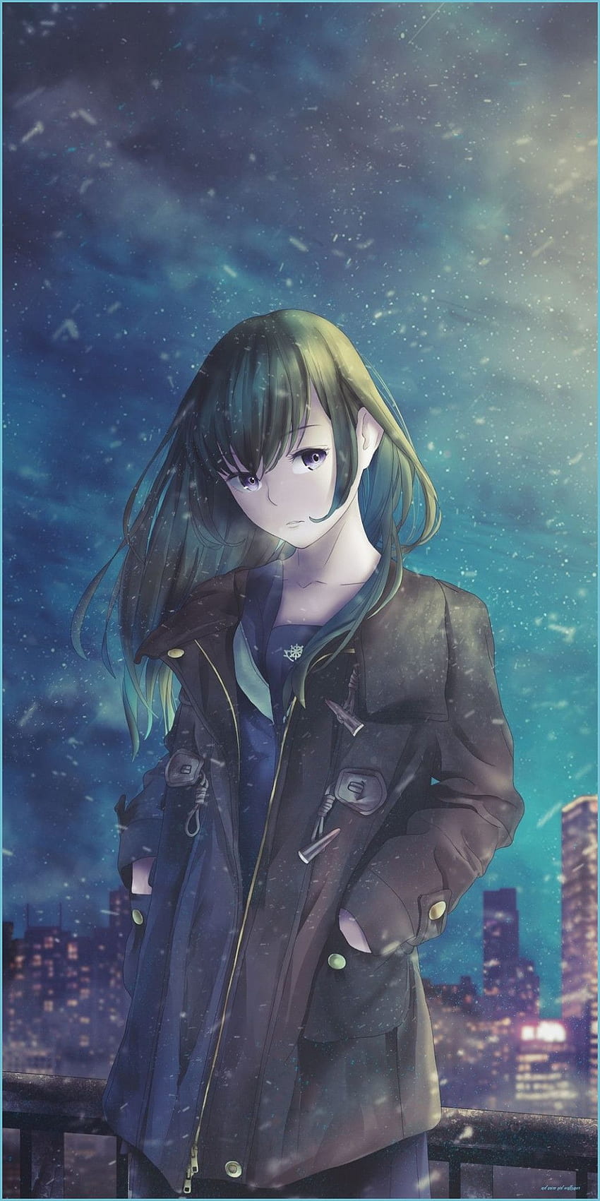 Sad Anime Girl, Sad Aesthetic Anime Girl HD phone wallpaper | Pxfuel