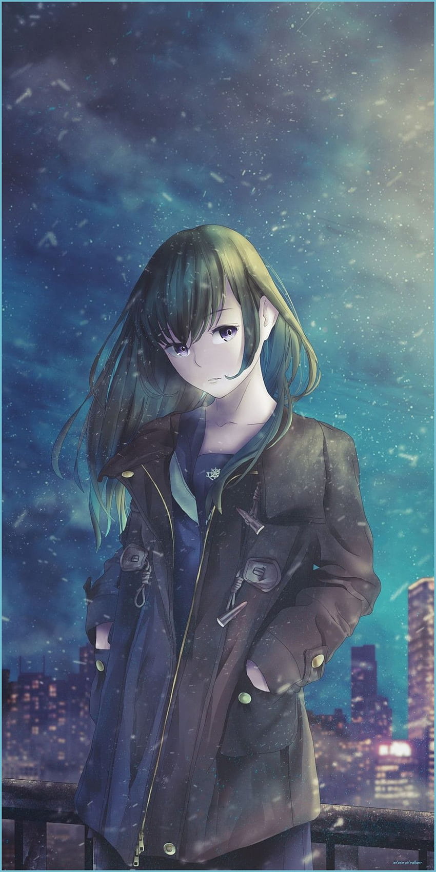 Aesthetic Anime Girl Pfp ,SAD JAPANESE ANIME AESTHETIC | Poster