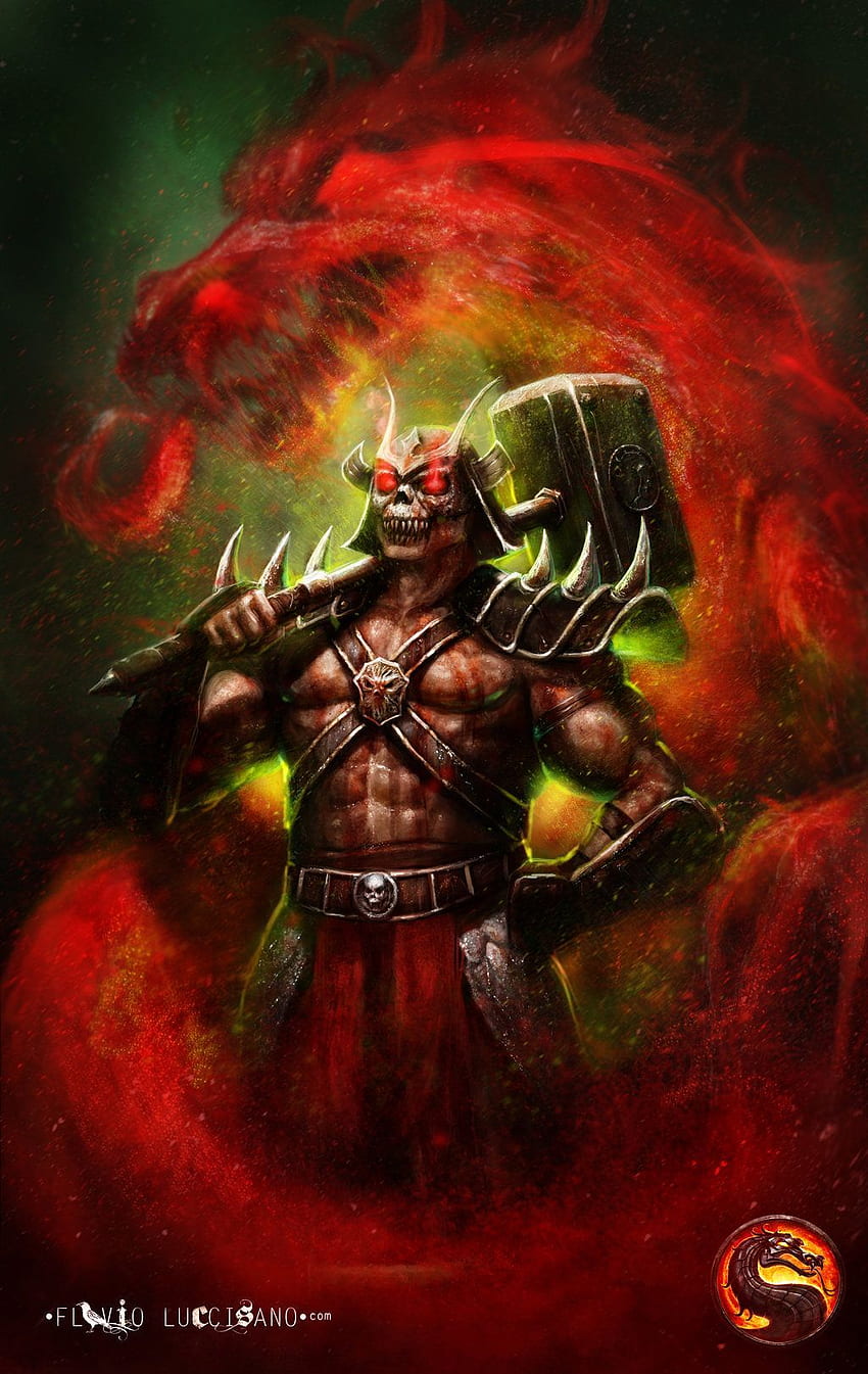 Emperador Shao Kahn. Arte de mortal kombat, Mortal kombat, Personajes de mortal kombat fondo de pantalla del teléfono