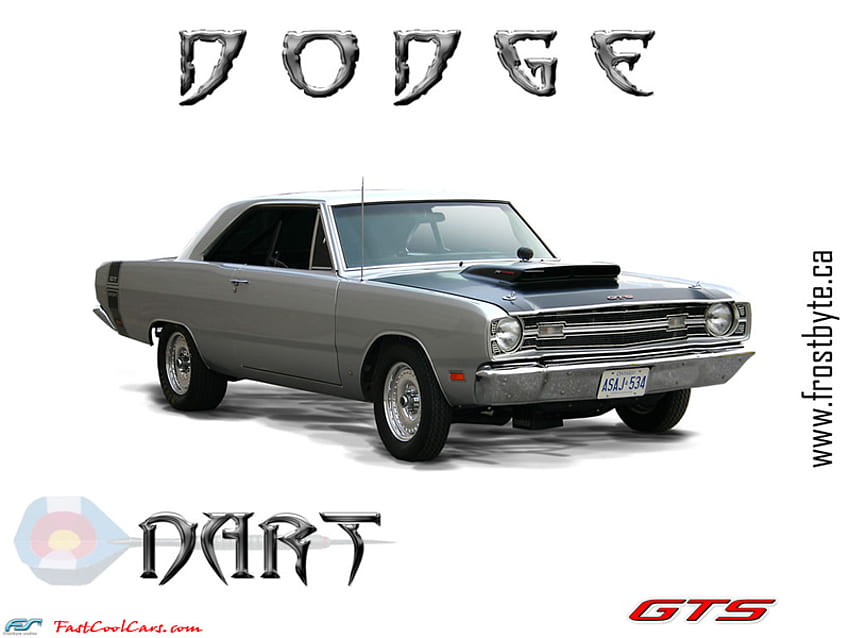DODGE DART 1969, dodge dart 1969 хот род кола мотоциклет smc cro HD тапет