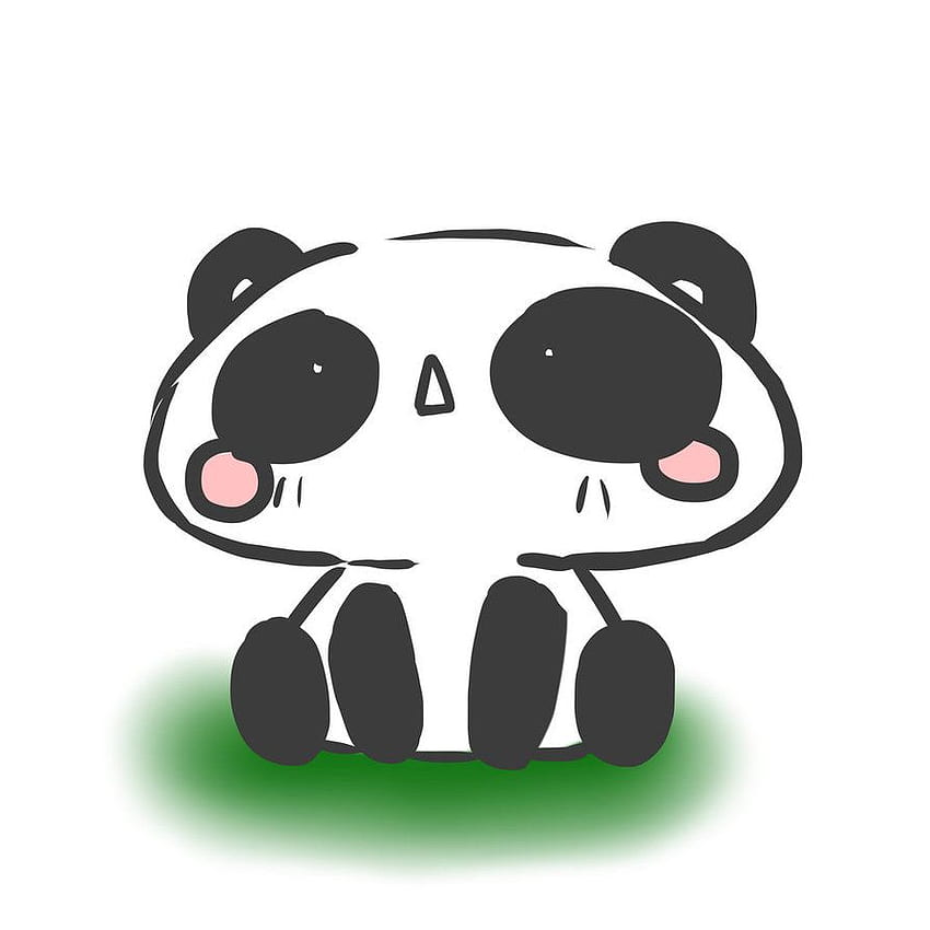 Chibi Panda, Chibi Cute Panda HD phone wallpaper