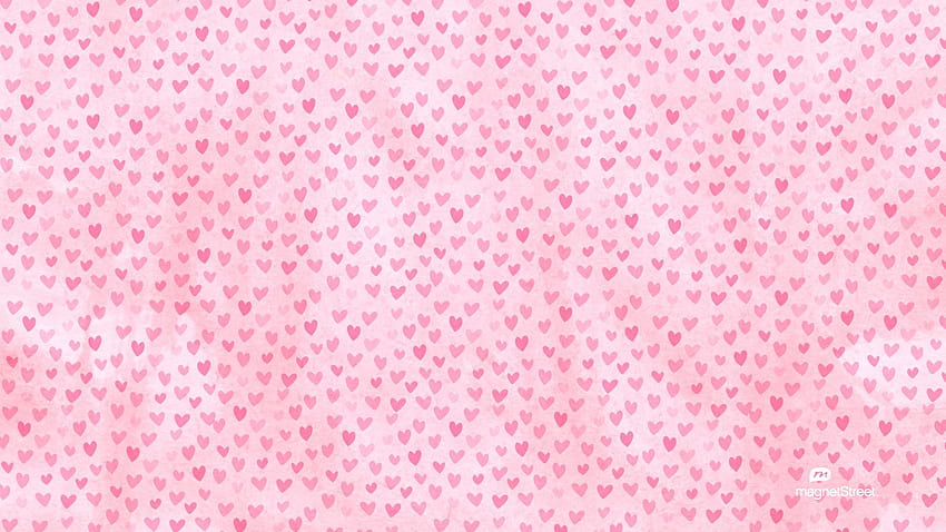 Kleine rosa Herzen, kleines Herz HD-Hintergrundbild
