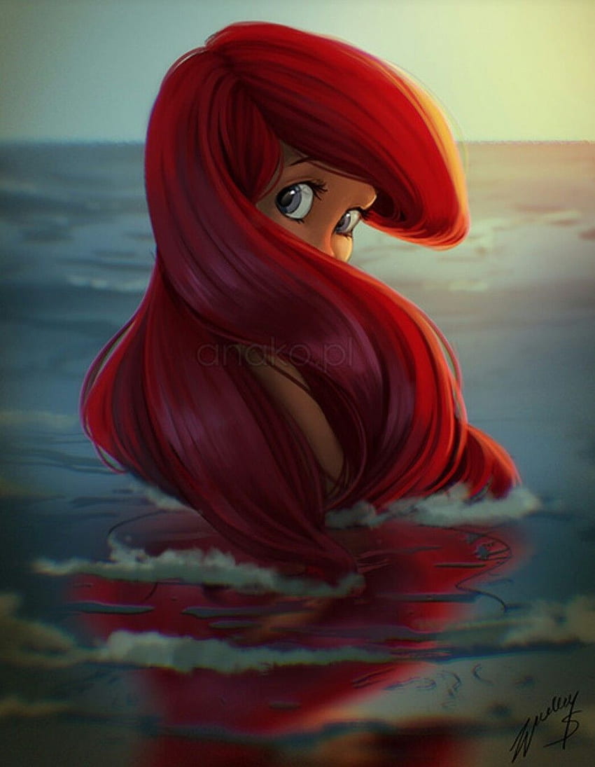 dziewczyna mojego życia, Ariel Disney Cute Tumblr Tapeta na telefon HD