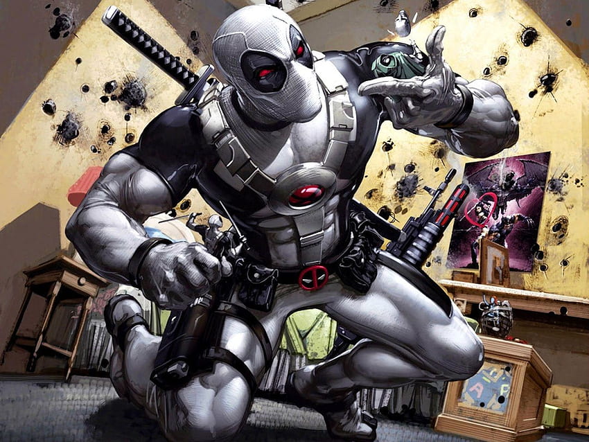 X Force Deadpool Vs Lobo New 52 Battles Comic Vine, X-Force Deadpool Logo HD-Hintergrundbild