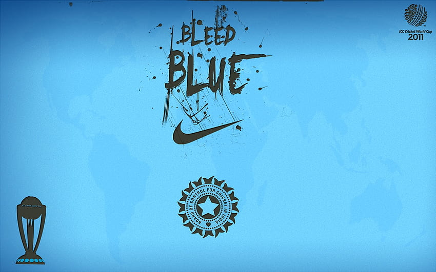 Team India - Uomini in blu: Team India, squadra blu Sfondo HD