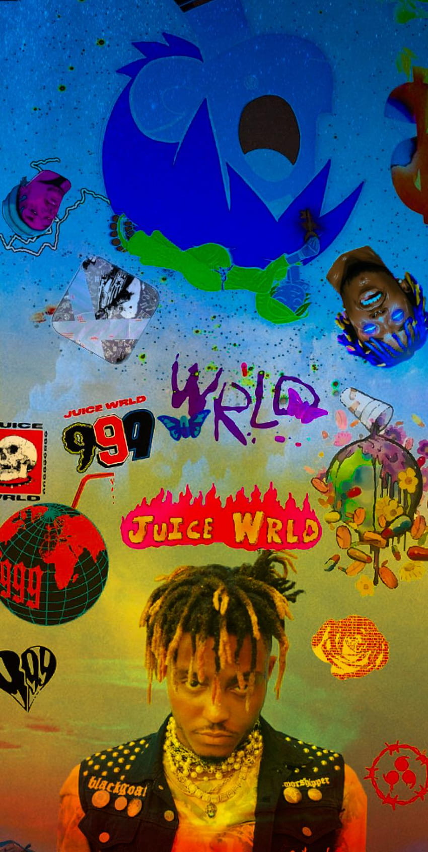 juice wrld x lil uzi : JuiceWRLD, Juice Wrld Art HD phone wallpaper