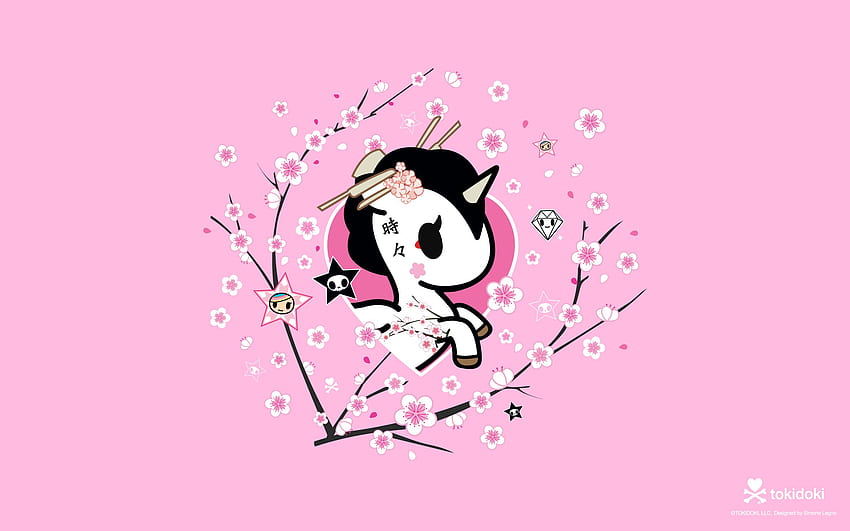 Sakura, Tokidoki Unicorno HD wallpaper