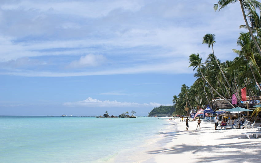 Beach, computer, background, white, beaches, Boracay HD wallpaper | Pxfuel