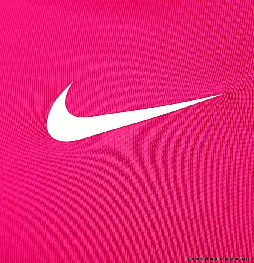 Rosa Nike-Logo HD-Handy-Hintergrundbild