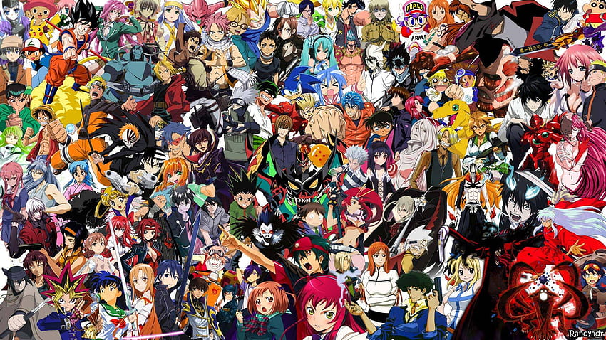 Anime - Top-Anime-Hintergrund, alle Anime zusammen HD-Hintergrundbild