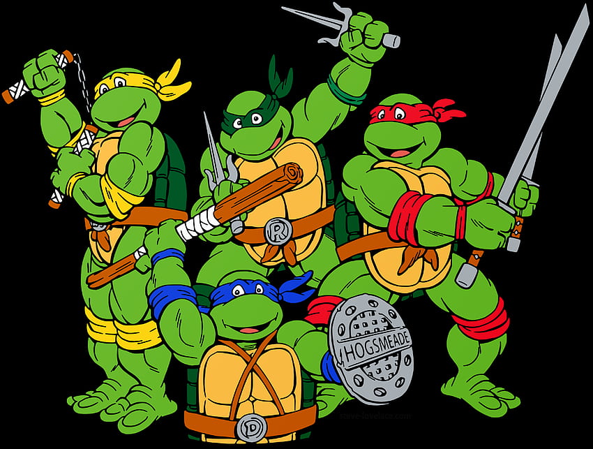 Teenage Mutant Ninja Turtles Png, Ninja-Schildkröten-Cartoon HD-Hintergrundbild