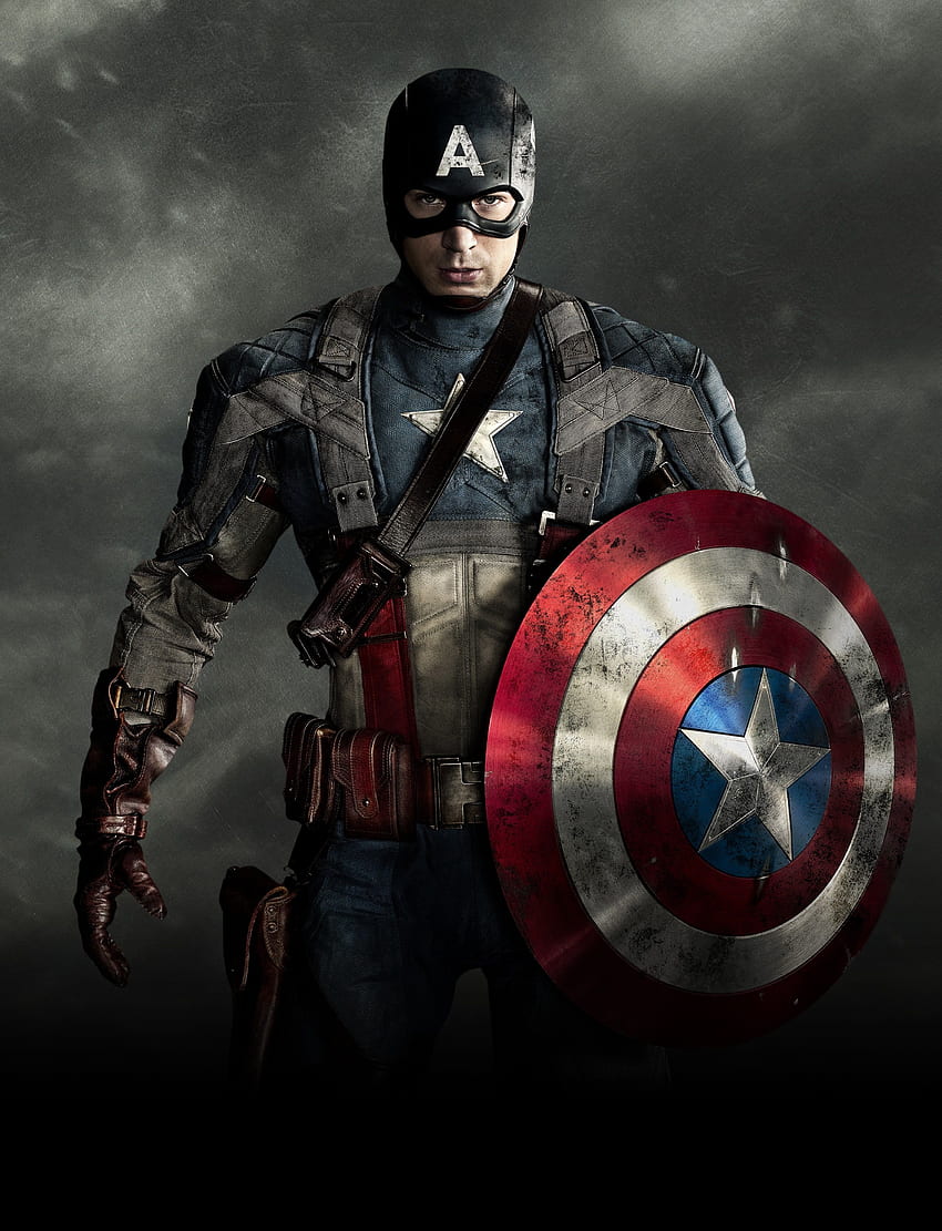 Capitán América digital, Capitán América, Chris Evans, Capitán América: El primer vengador, Capitán América: Los primeros vengadores fondo de pantalla del teléfono