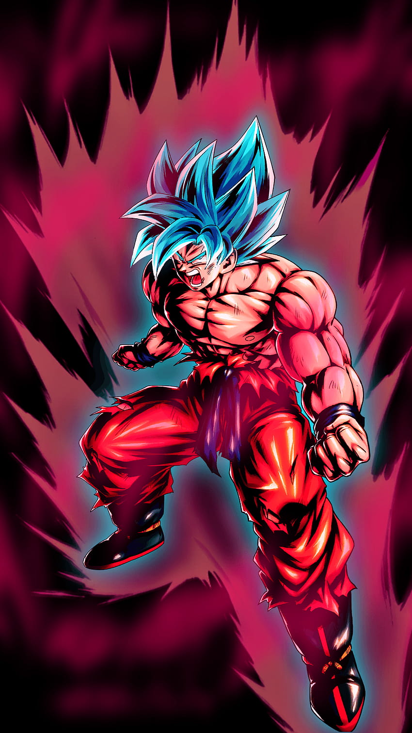 Ultra Istinto Kaioken X20 Goku Super Saiyan Blu Kaioken X1000 - Novocom.top, Goku SSB Kaioken Sfondo del telefono HD