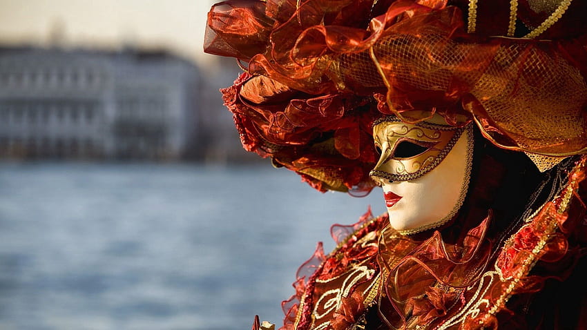 Venice, , , Mask, Attire, Outfit, Carnival HD wallpaper